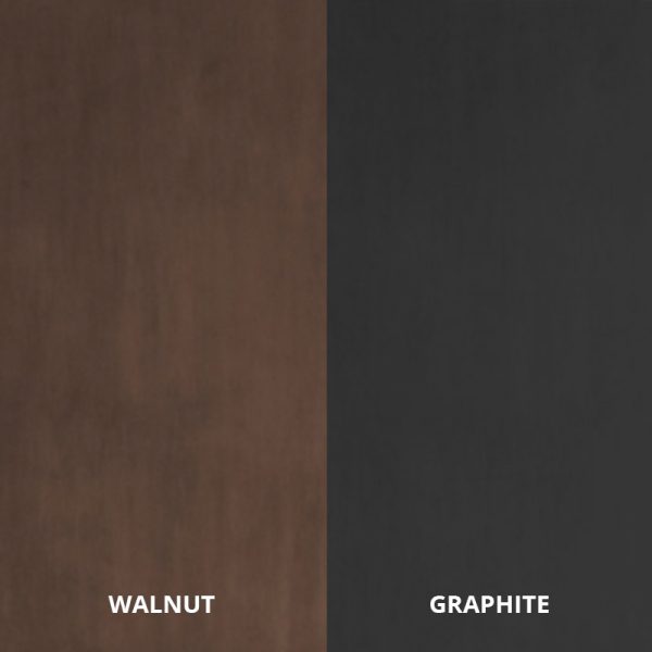 Collins Pool Table Finish Options - Shade Walnut Graphite