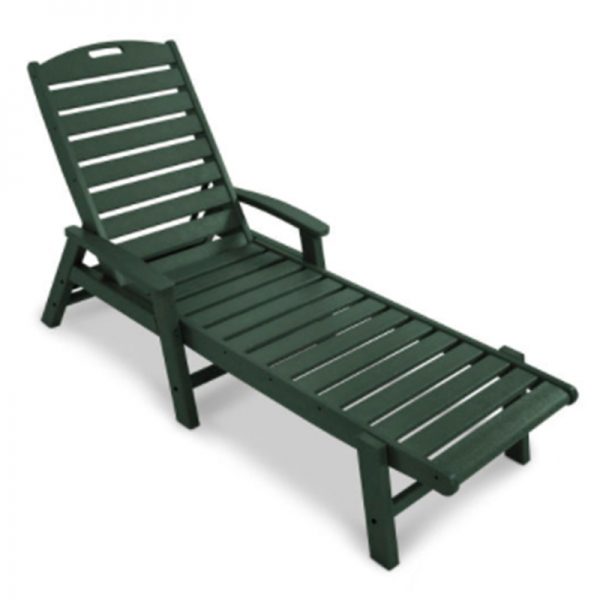 Trex Yacht Club Chaise with Arms - Rainforest Canopy
