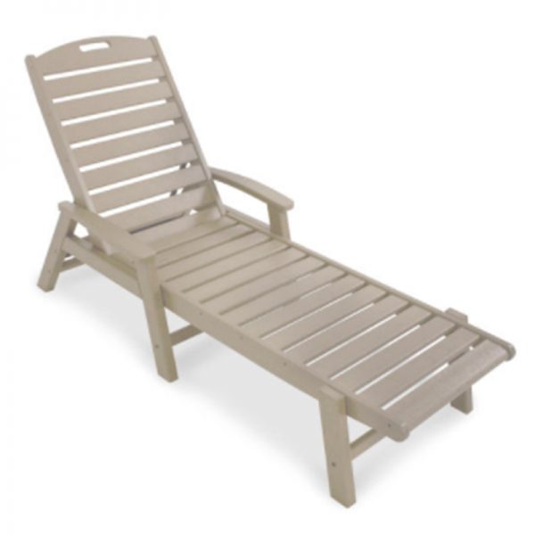 Trex Yacht Club Chaise with Arms - Sand Castle
