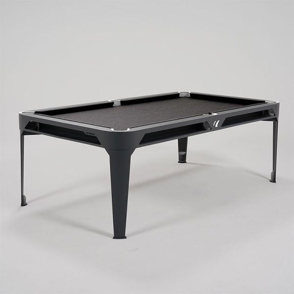 Hyphen Pool Table - Black Grey/Dark Grey/White
